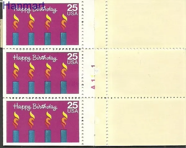 Znaczek USA 1988 Mi mh 127 Czyste **