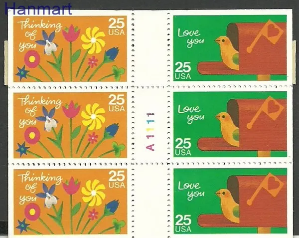 Znaczek USA 1988 Mi mh 127 Czyste **