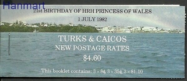 Znaczek Turks i Caicos 1982 Mi mh598--599+603 Czyste **