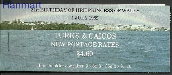 Znaczek Turks i Caicos 1982 Mi mh598--599+603 Czyste **