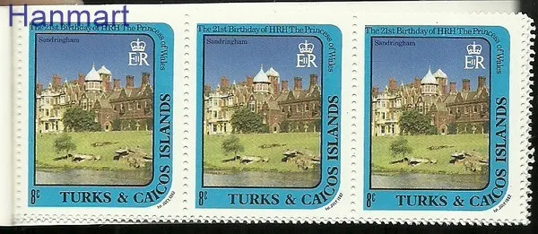 Znaczek Turks i Caicos 1982 Mi mh598--599+603 Czyste **