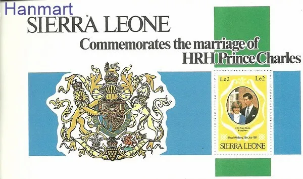 Znaczek Sierra Leone 1981 Mi mh642-644 Czyste **
