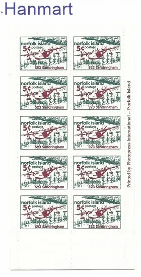 Znaczek Norfolk 1999 Mi mh683-684 Czyste **