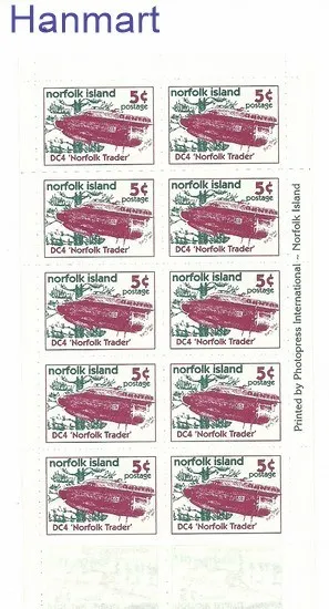 Znaczek Norfolk 1999 Mi mh683-684 Czyste **