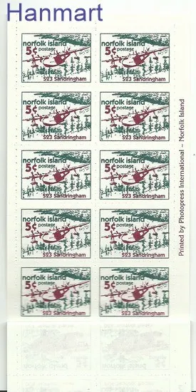 Znaczek Norfolk 1999 Mi mh683-684 Czyste **