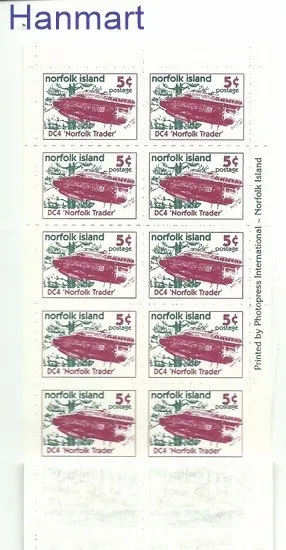 Znaczek Norfolk 1999 Mi mh683-684 Czyste **