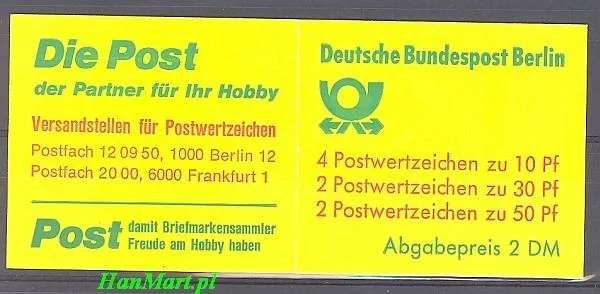 Znaczek Berlin Niemcy 1980 Czyste **