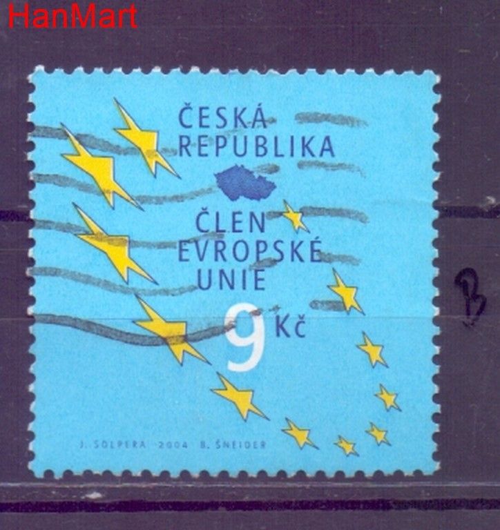 Znaczek Czechy 2004 Mi mpl393b Stemplowane