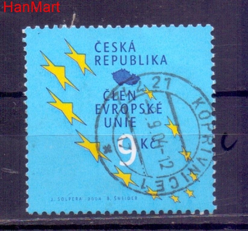 Znaczek Czechy 2004 Mi mpl393c Stemplowane
