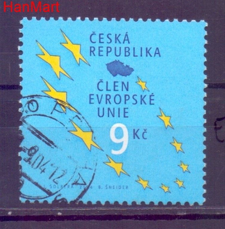 Znaczek Czechy 2004 Mi mpl393e Stemplowane