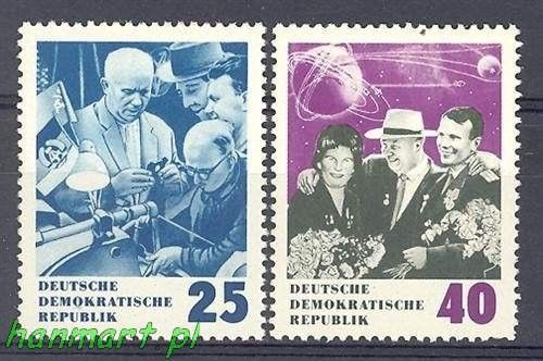 Znaczek NRD / DDR 1964 Mi 1020-1021 Czyste **
