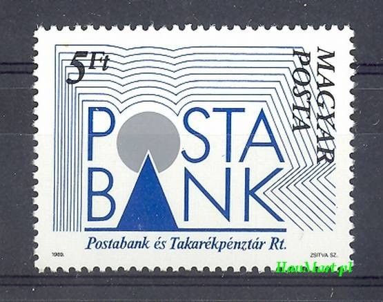 Znaczek Węgry 1989 Mi 4007 Czyste **