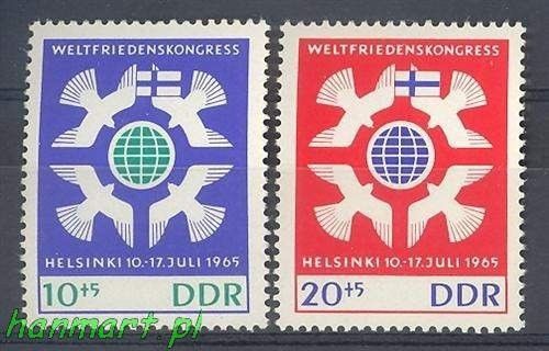 Znaczek NRD / DDR 1965 Mi 1122-1123 Czyste **