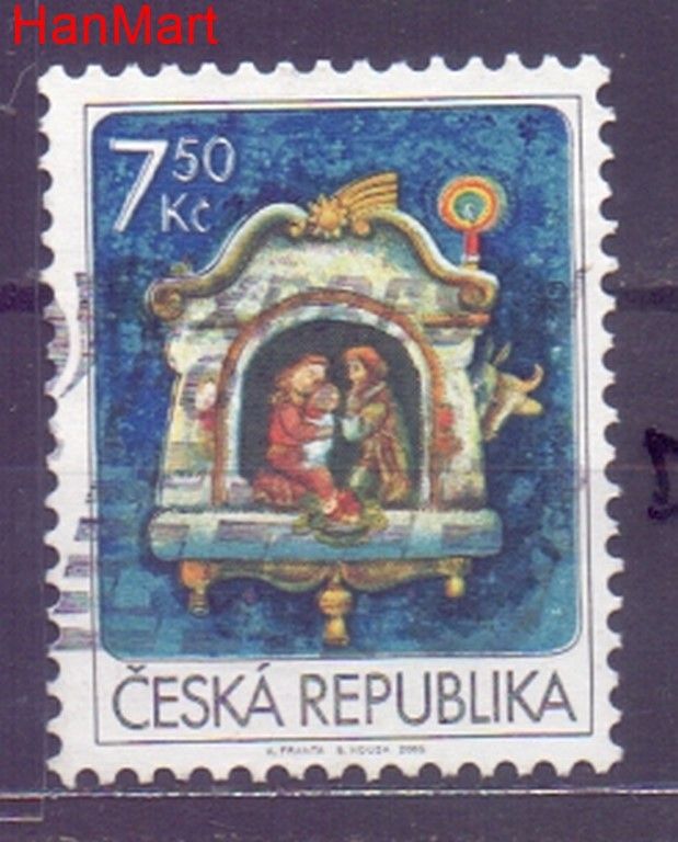 Znaczek Czechy 2005 Mi mpl454d Stemplowane