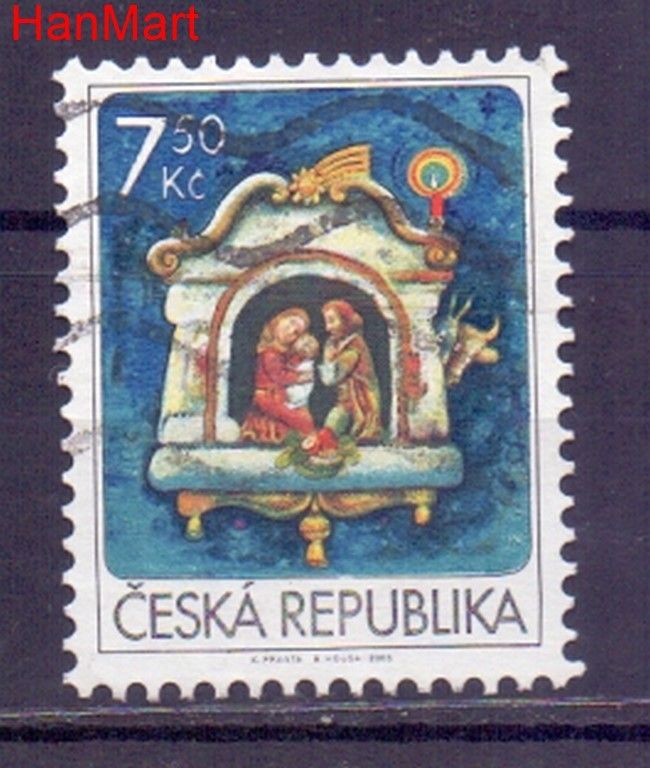 Znaczek Czechy 2005 Mi mpl454e Stemplowane