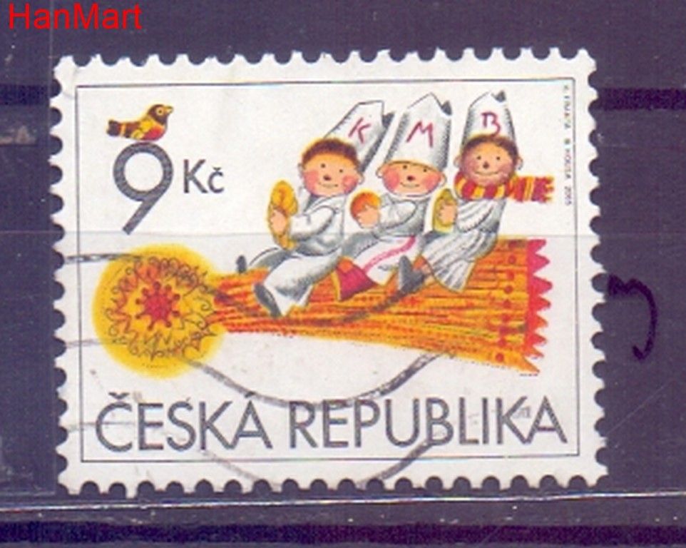 Znaczek Czechy 2005 Mi mpl455j Stemplowane