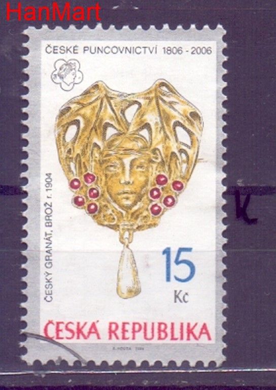 Znaczek Czechy 2006 Mi mpl481k Stemplowane