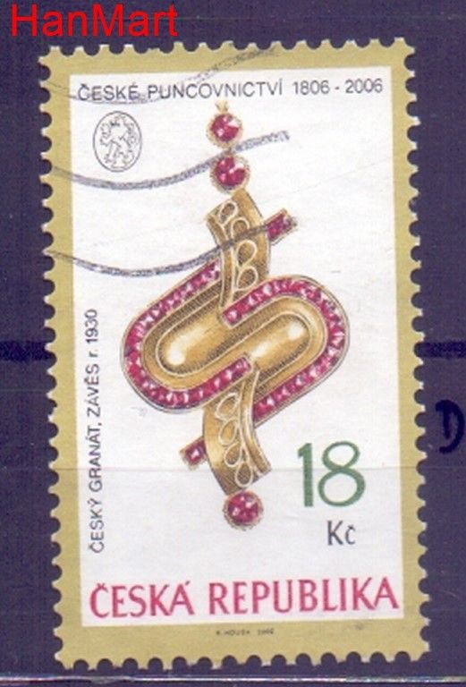 Znaczek Czechy 2006 Mi mpl482d Stemplowane