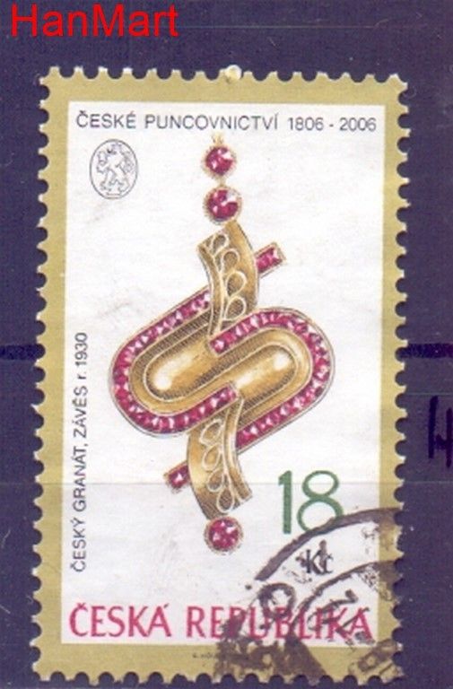 Znaczek Czechy 2006 Mi mpl482h Stemplowane