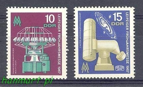 Znaczek NRD / DDR 1967 Mi 1254-1255 Czyste **