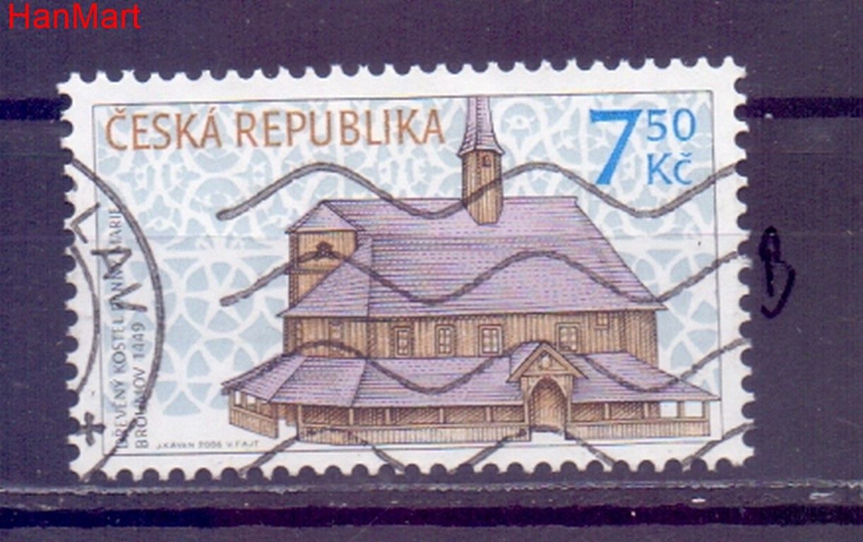 Znaczek Czechy 2006 Mi mpl489b Stemplowane